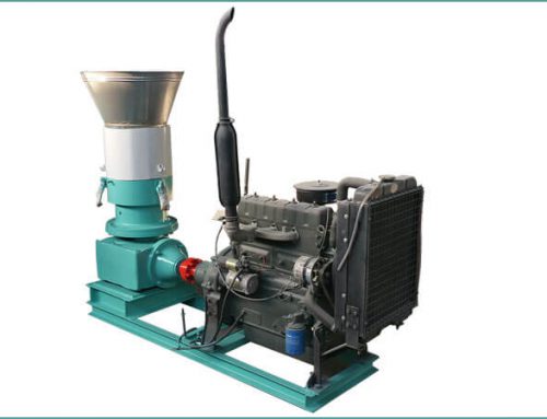 Flat Die Wood Pellet Machine-Diesel Engine